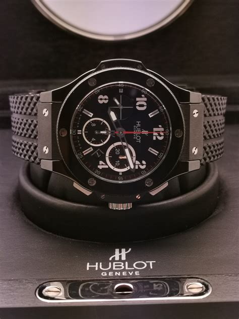 hublot black face|Hublot Black Magic .